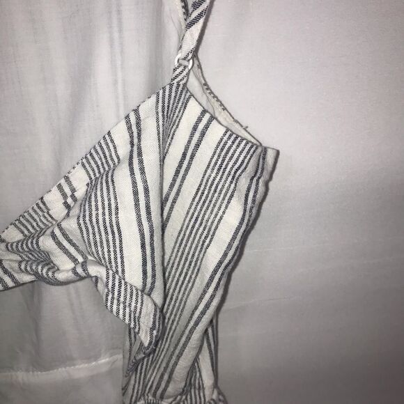 Women's Garage Navy Blue & White Striped Dress - Picture 8 of 10